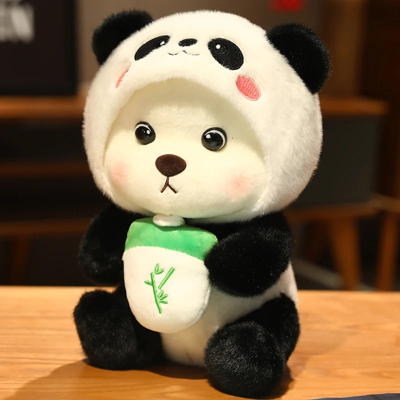 Adorable Animal Costume Bear Plush Toy - Soft Stuffed Bear in Cute Outfits (25cm/35cm)