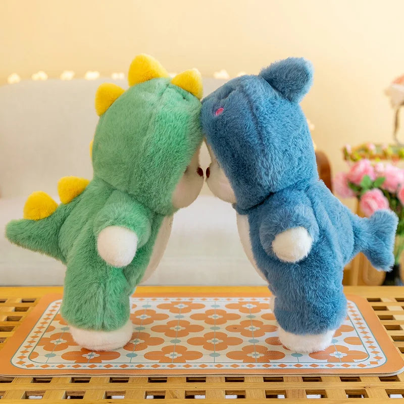 Adorable Animal Costume Bear Plush Toy - Soft Stuffed Bear in Cute Outfits (25cm/35cm)